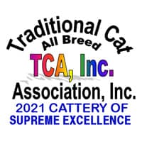 Traditional Cat Association Member - Cattery of Supreme Excellence
